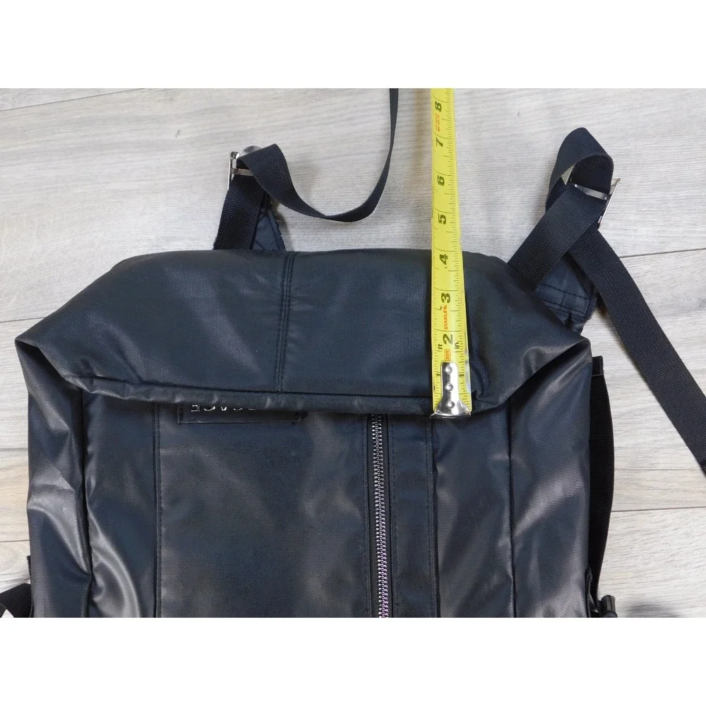 Versace Parfums Women's Black Backpack Travel Casual Roll Top Bag Pre-Owned